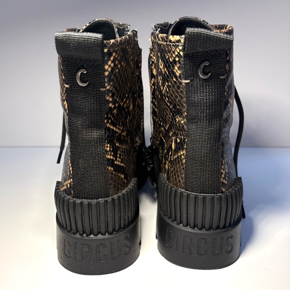 Women’s’ Circus by Sam Edelman, vegan, snakeskin colour Boots, Sz 8, like new - Picture 3 of 11